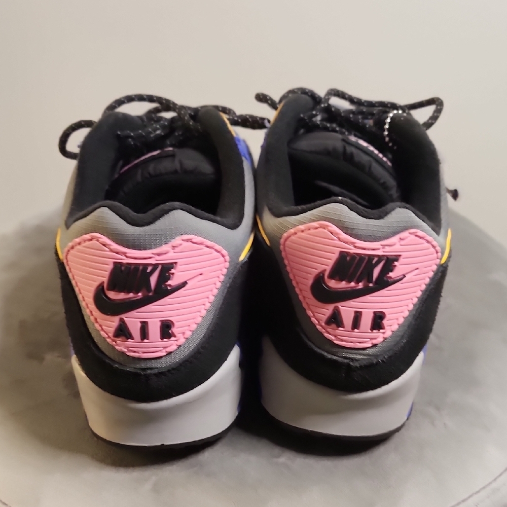Nike Air Max in Blue, Yellow, and Pink - Picture 4 of 5